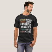 プログラムマネージャの評価 Tシャツ (正面フル)