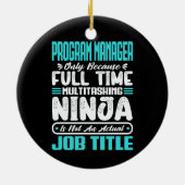 プログラムマネージャ役職職種スキルの管理 セラミックオーナメント (裏面)