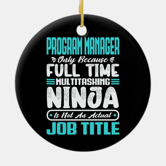 プログラムマネージャ役職職種スキルの管理 セラミックオーナメント (裏面)