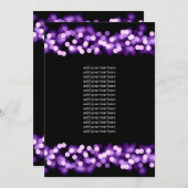 プログラム挿入パープルハリウッドグラム 招待状 (正面/裏面)