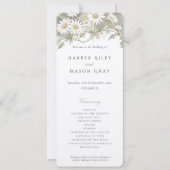 プログラム結婚のワイルドデイジー 招待状 (正面)