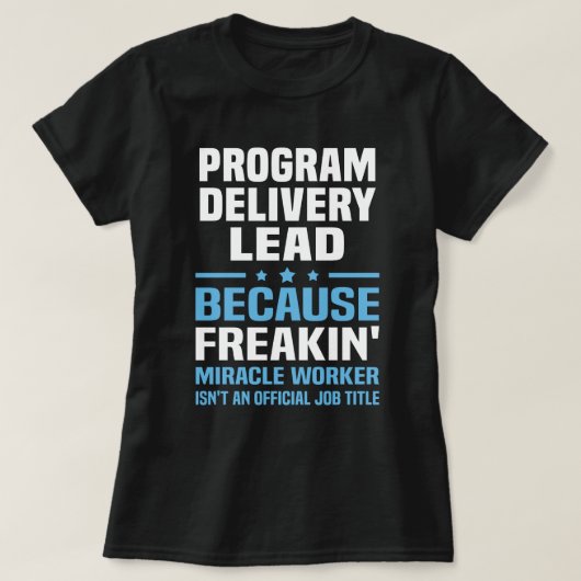 プログラム配信リード Tシャツ (デザイン正面)