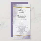 プログラム金ゴールドほこりっぽいプラムパープル (正面/裏面)