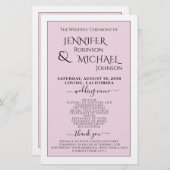 プログラム |おシンプルよびモダン赤面 (正面/裏面)