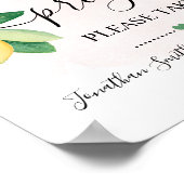 プログラム ウェディング セレモニー レモンズ ピンク サイン (角)