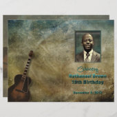 プログラム – 写真の挿入 – 18BD パーソナライズされた (正面/裏面)