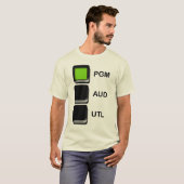 プログラム-聴覚-実用性 Tシャツ (正面フル)