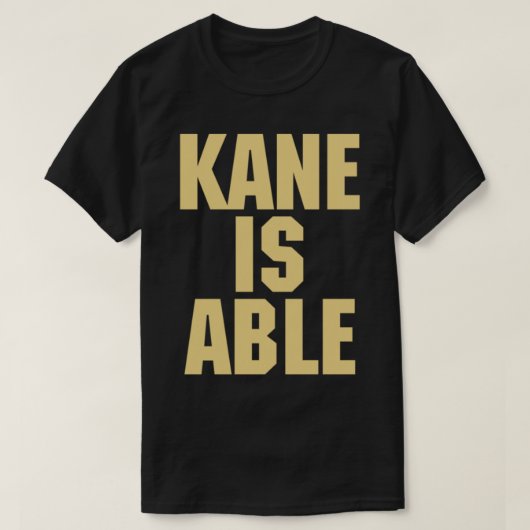 プログラム – Kane Is Able Tシャツ (デザイン正面)
