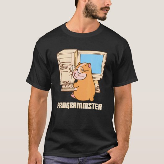 プログラムHamsterプログラマPunエンジニア Tシャツ (正面)