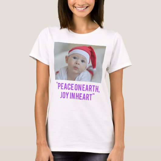 プログラムTシャツ用サンタクロースデザイン Tシャツ (正面)
