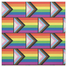 プログレスプライドフラインボーシルエットLGBT ファブリック