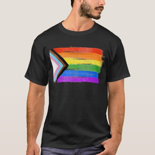 プログレスプライドペイントTシャツ Tシャツ (正面)