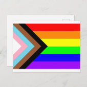 プログレスレインボープライドはがき ポストカード (正面/裏面)