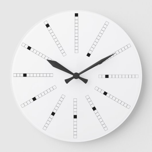 プログレッシブスライド外向き：スパイラル時間 ラージ壁時計 (正面)