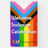 プログレッシブプライドフラグバナー – 垂直 横断幕 (縦)