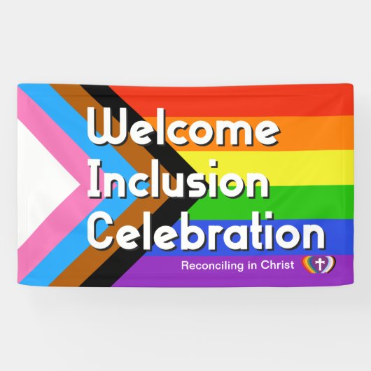 プログレッシブプライドフラグ 横断幕 (横)