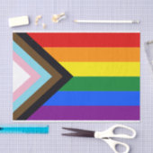 プログレッシブプライドフラグ 薄葉紙 (クラフト)