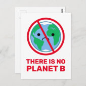 プログレッシブ「No Planet B」気候危機認識度 ポストカード (正面/裏面)