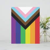 プログレッシブLGBTQIA国旗 (スタンド正面)