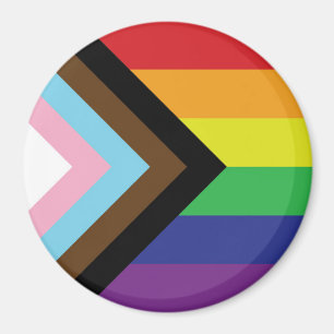 プログレッシブLGBTQIA国旗 マグネット
