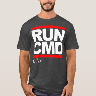プログ走ラマーおよび管理者向けCMD Tシャツ