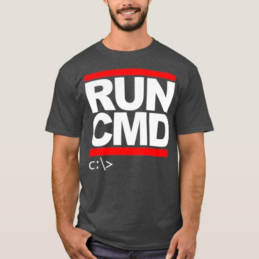 プログ走ラマーおよび管理者向けCMD Tシャツ (正面)