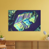 プロゲステロン結晶 キャンバスプリント (インサイチュ (リビング))