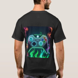 プロゲーマーならこのネオン・コントローラーTシャツで決まり! Tシャツ
