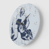 プロゴアリー – アイスホッケーゴアリー ラージ壁時計 (傾斜)