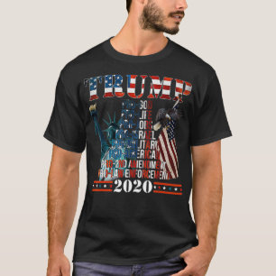 プロゴッドプロガンプロライフドナルドトランプキャンペーン20 Tシャツ