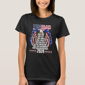 プロゴッドプロライフPoジョブズプロイスラエルPro 2024 Tシャツ
