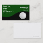 プロゴルフのテーマ 名刺 (正面/裏面)