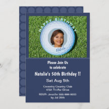 プロゴルファー写真署名入りゴルフボール50誕生日