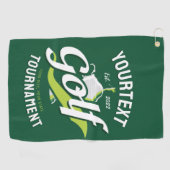 プロゴルファーNAMEゴルフトロフィー大会ゴルフ ゴルフタオル (横)