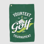 プロゴルファーNAMEゴルフトロフィー大会ゴルフ ゴルフタオル (正面)