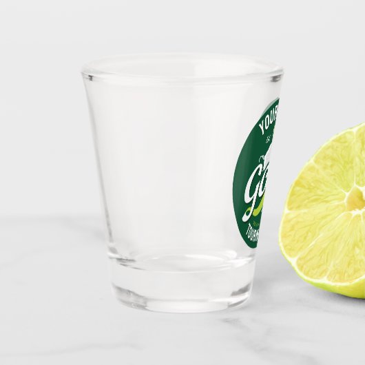 プロゴルファーNAMEゴルフトロフィー大会ゴルフ ショットグラス (左)