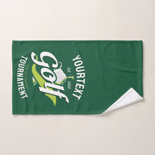 プロゴルファーNAMEゴルフトロフィー大会ゴルフ バスタオルセット (ハンドタオル)