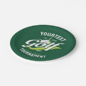 プロゴルファーNAMEゴルフトロフィー大会ゴルフ ペーパープレート (アングル)