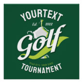 プロゴルファーNAMEゴルフトロフィー大会ゴルフ ポスター