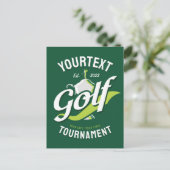 プロゴルファーNAMEゴルフトロフィー大会ゴルフ ポストカード (スタンド正面)