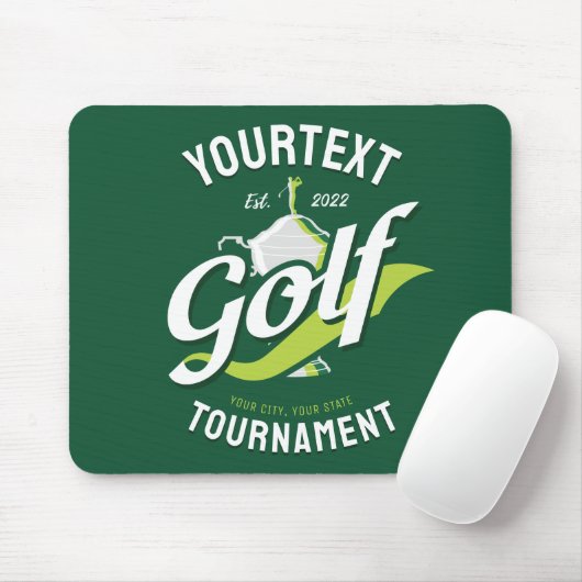 プロゴルファーNAMEゴルフトロフィー大会ゴルフ マウスパッド (マウス)