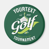 プロゴルファーNAMEゴルフトロフィー大会ゴルフ マグネット (正面)