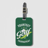 プロゴルファーNAMEゴルフトロフィー大会ゴルフ ラゲッジタグ (正面縦)