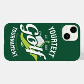 プロゴルファーNAMEゴルフトロフィー大会ゴルフ Case-Mate iPhoneケース (裏面 (横))
