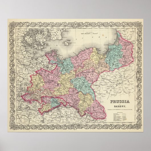 プロシアとザクセン ポスター (正面)