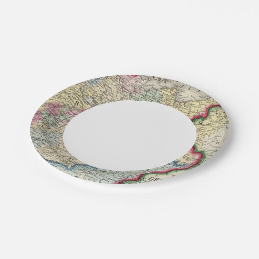 プロシアとドイツの州 ペーパープレート (アングル)