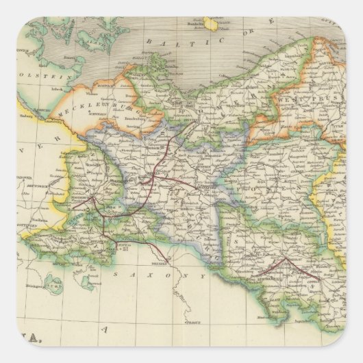 プロシアとポーランド スクエアシール (正面)