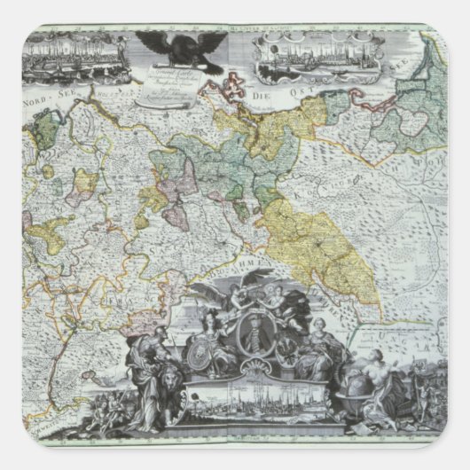 プロシアのソブリンのマスターシート スクエアシール (正面)