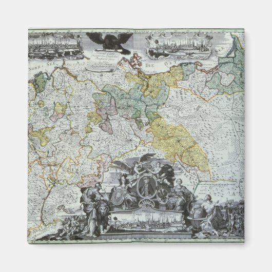 プロシアのソブリンのマスターシート マグネット (正面)