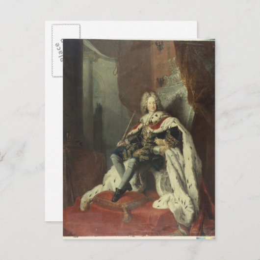 プロシアのフレデリック1世 ポストカード (正面/裏面)